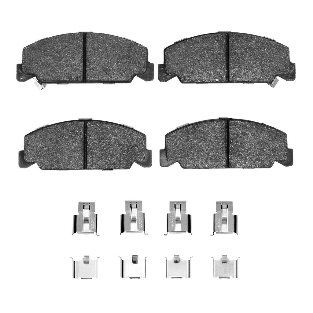 Dynamic Friction 1115-0273-01 - Active Performance Low Metallic Brake Pads With Hardware