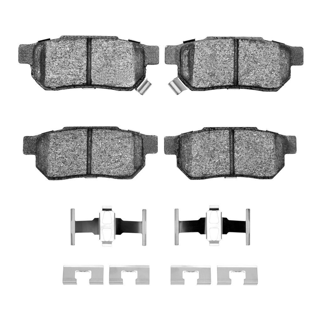 Dynamic Friction 1115-0374-01 - Active Performance Low Metallic Brake Pads With Hardware
