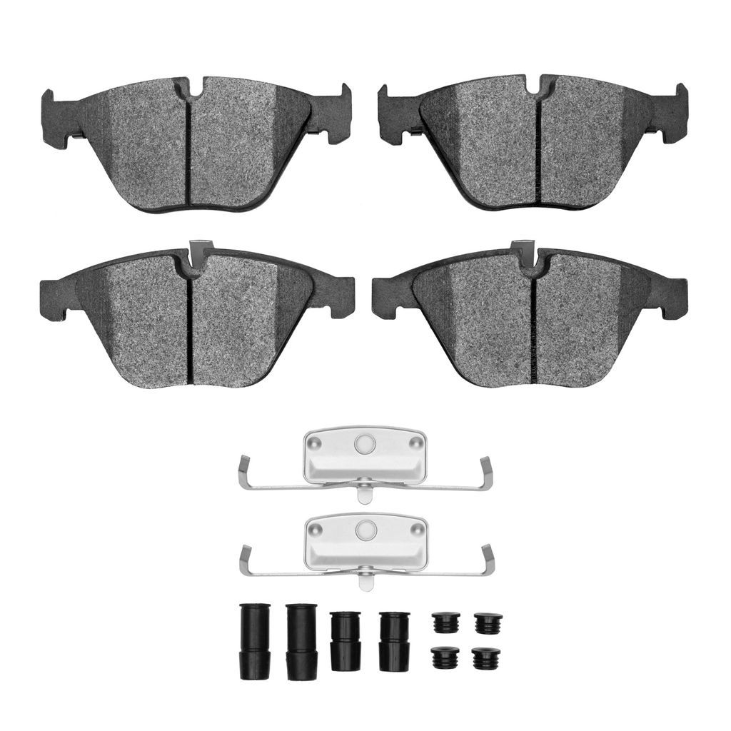 Dynamic Friction 1115-0918-01 - Active Performance Low Metallic Brake Pads With Hardware