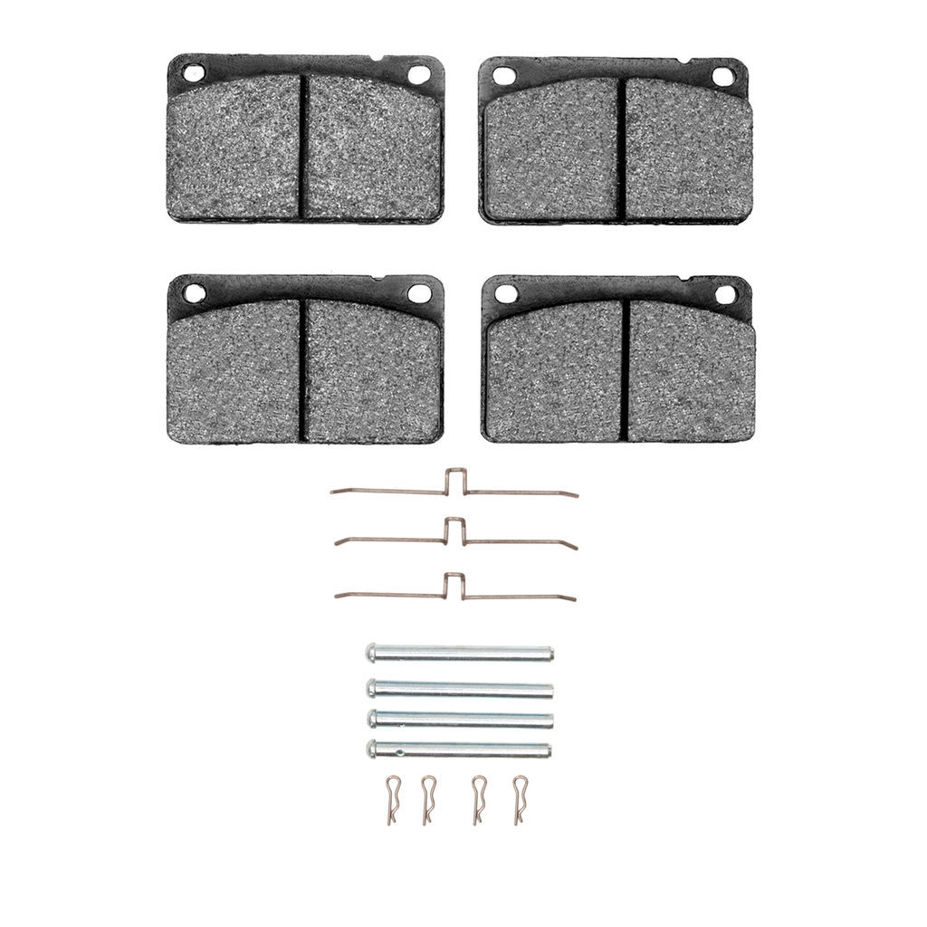 Dynamic Friction 1551-0043-03 - 5000 Advanced Low Metallic Brake Pads With Hardware