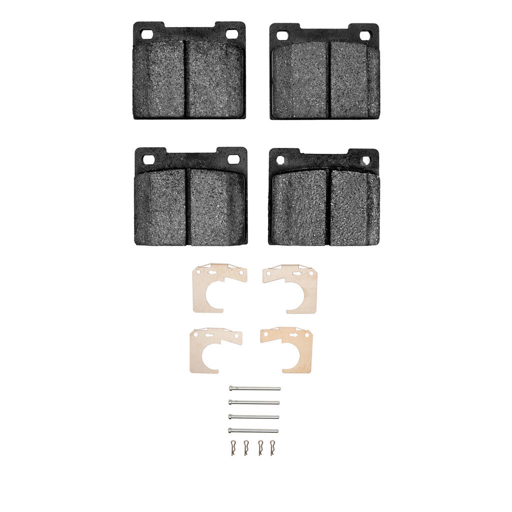 Dynamic Friction 1551-0044-01 - 5000 Advanced Semi Metallic Brake Pads With Hardware
