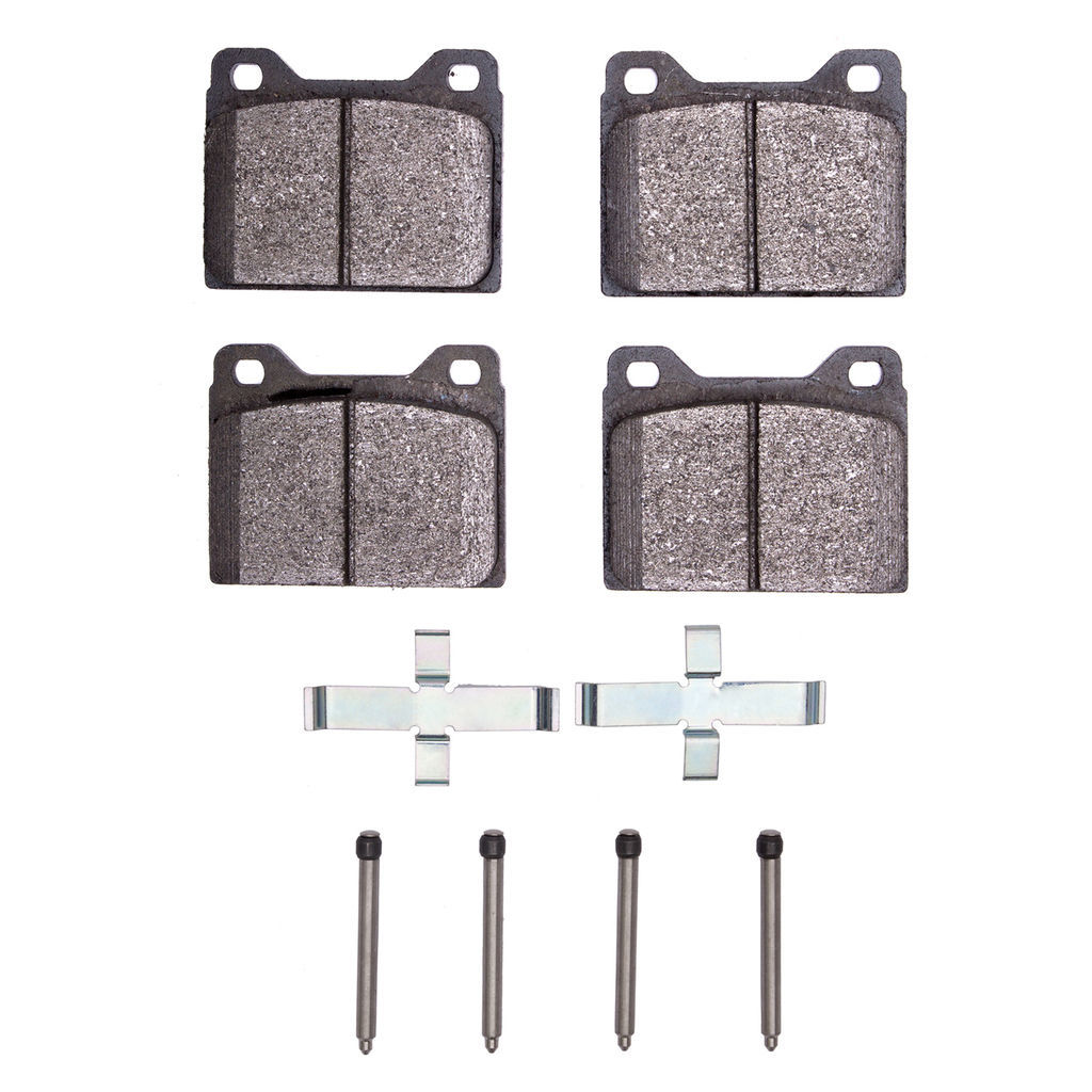 Dynamic Friction 1551-0056-02 - 5000 Advanced Semi Metallic Brake Pads With Hardware