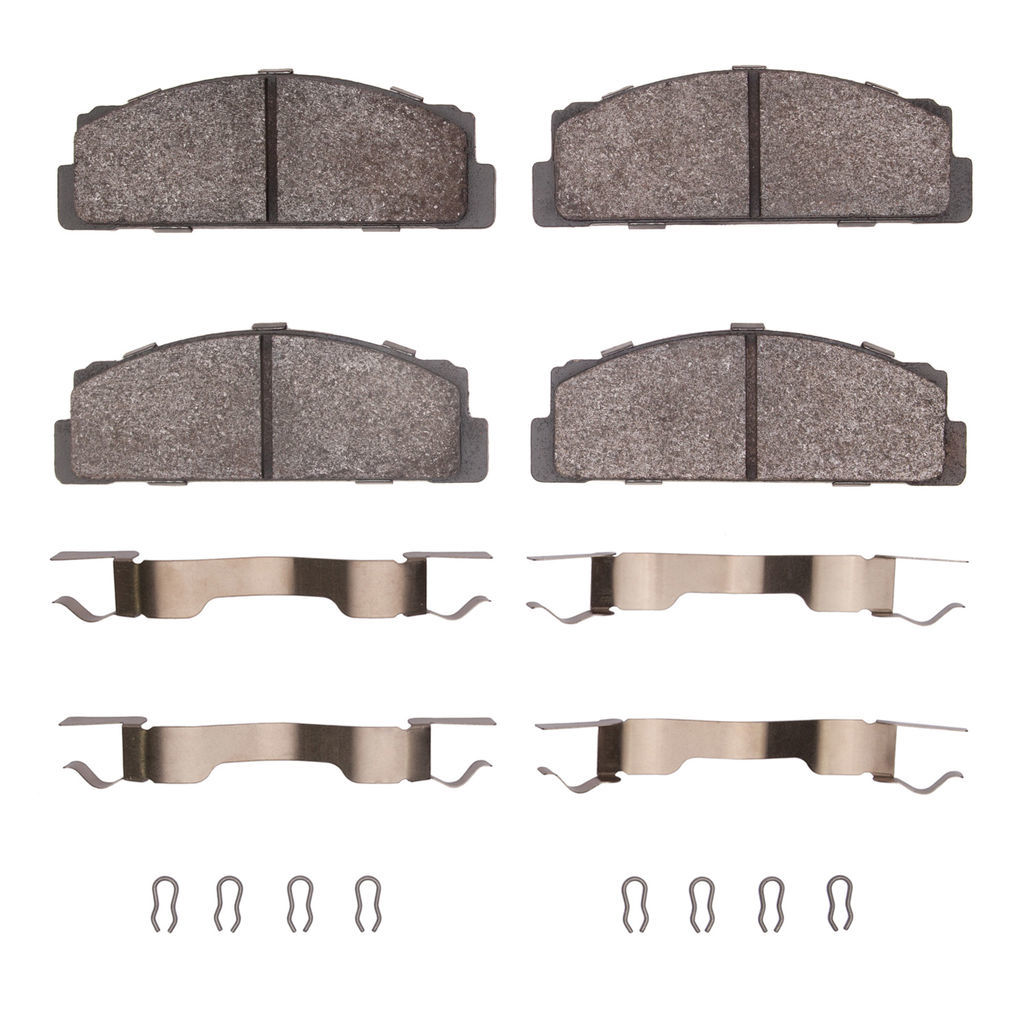 Dynamic Friction 1551-0071-01 - 5000 Advanced Semi Metallic Brake Pads With Hardware