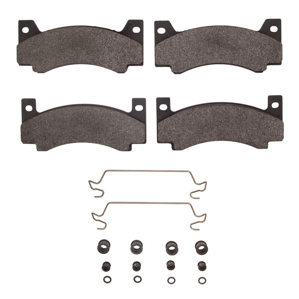 Dynamic Friction 1551-0085-02 - 5000 Advanced Semi Metallic Brake Pads With Hardware