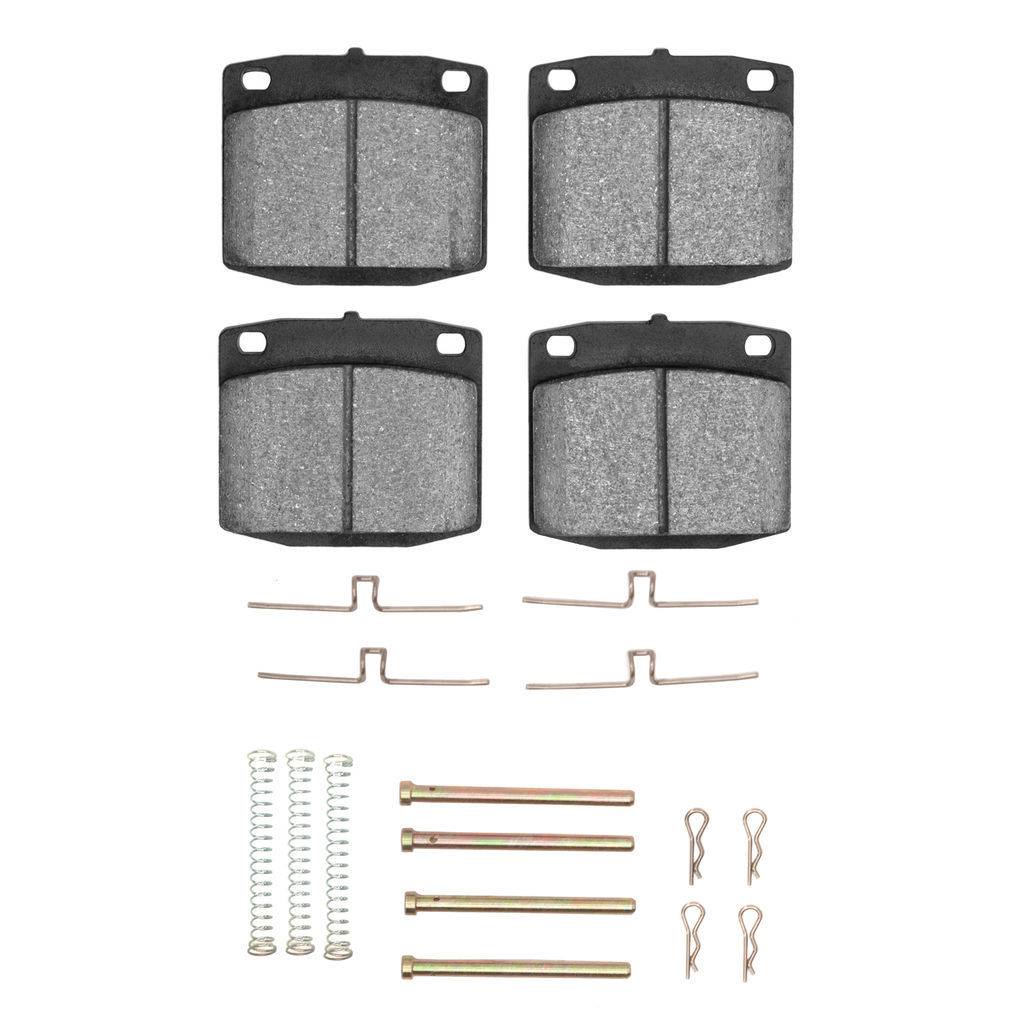 Dynamic Friction 1551-0117-01 - 5000 Advanced Ceramic Brake Pads With Hardware
