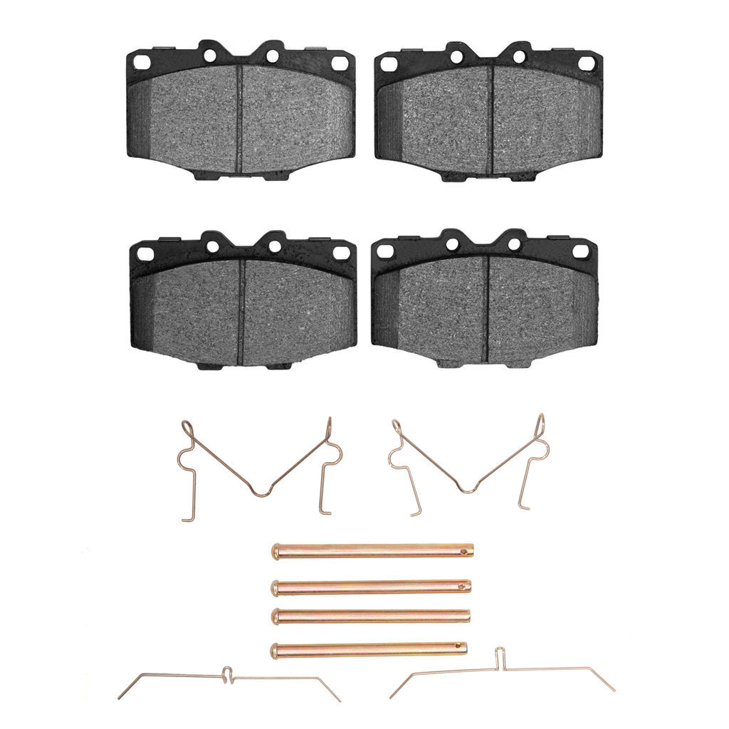 Dynamic Friction 1551-0137-02 - 5000 Advanced Ceramic Brake Pads With Hardware