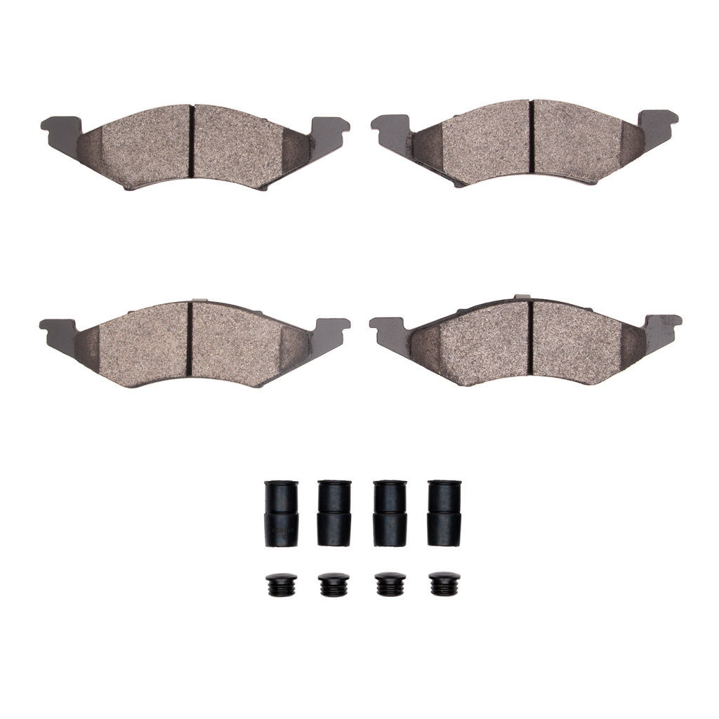 Dynamic Friction 1551-0179-02 - 5000 Advanced Semi Metallic Brake Pads With Hardware