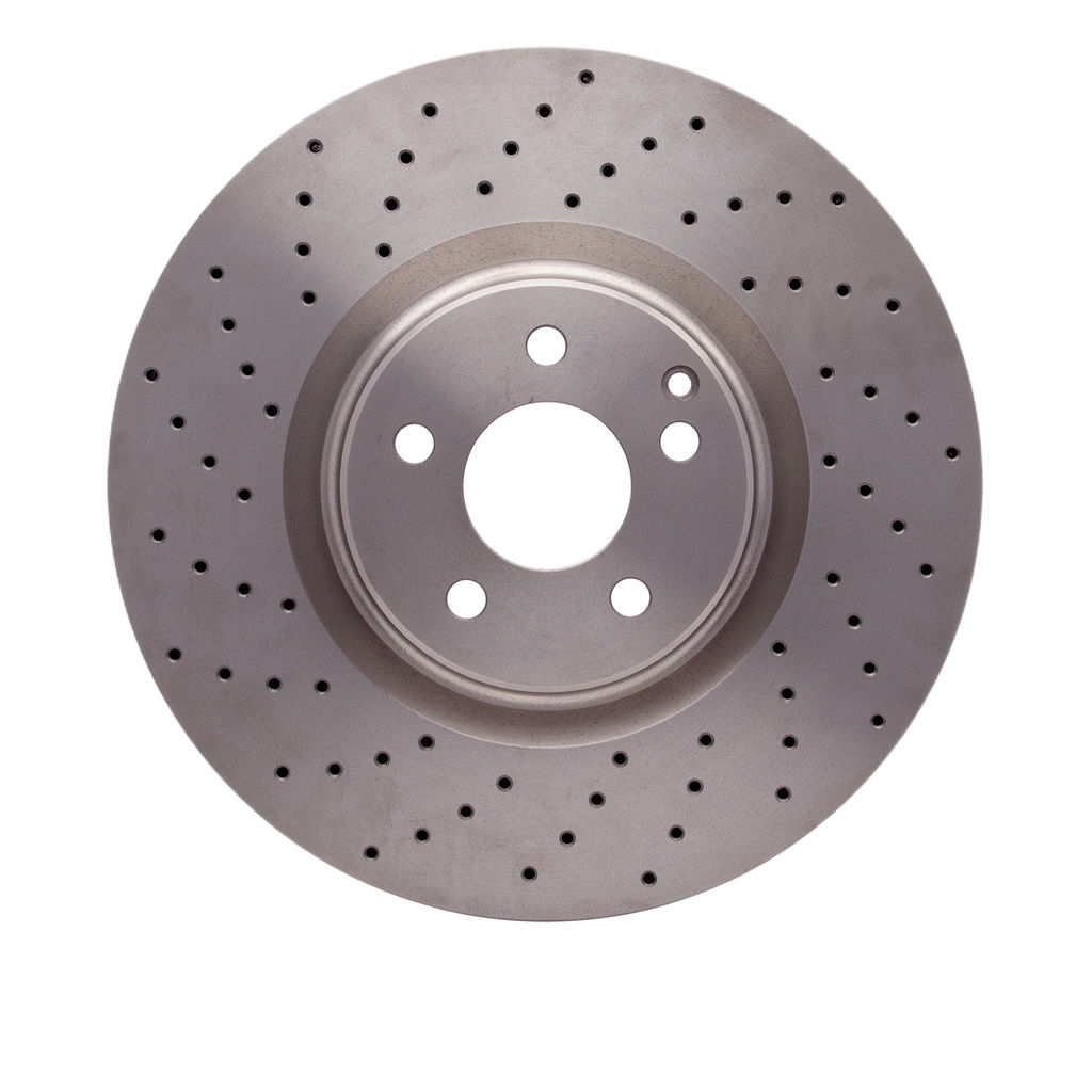 Dynamic Friction 620-63091 - Quickstop Replacement Drilled Brake Rotor