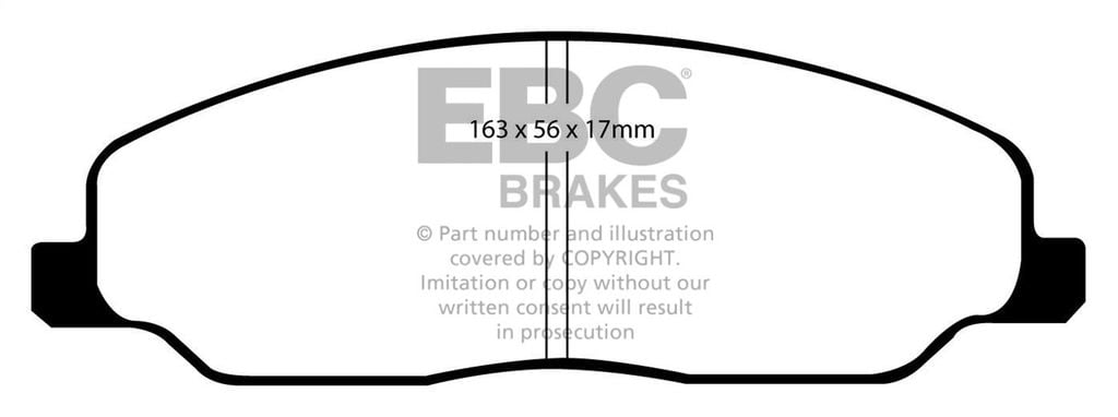 EBC Brakes DP51740NDX - Bluestuff NDX Full Race Disc Brake Pad Set, 2-Wheel Set