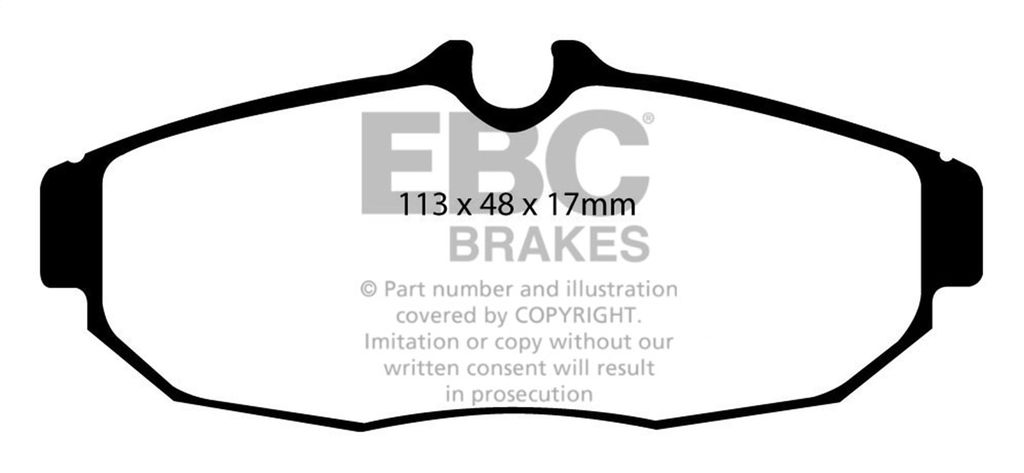 EBC Brakes DP51741NDX - Bluestuff NDX Full Race Disc Brake Pad Set, 2-Wheel Set