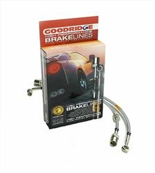 Goodridge 12314 - G-Stop Braided Stainless Steel Brake Line Kit, without Dual Exhaust