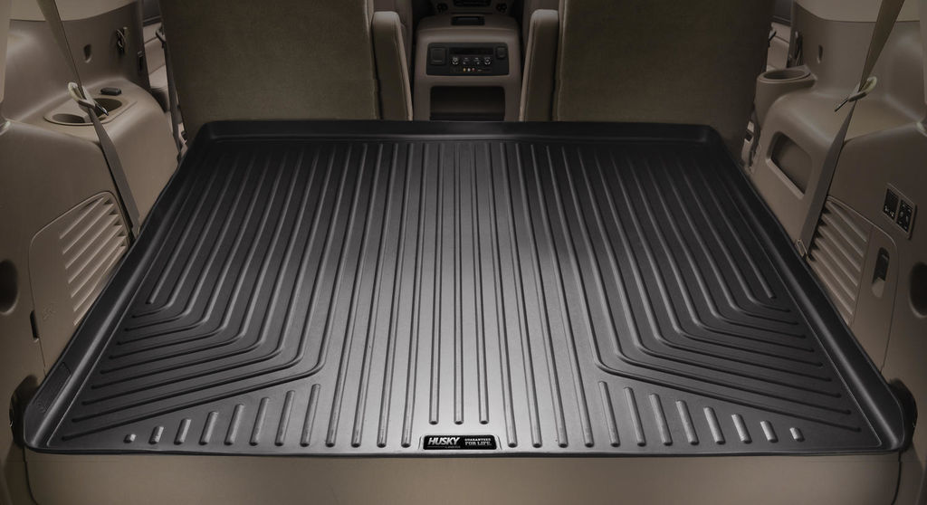 Husky Liners 21141 - Cargo Liner, Rear, Behind 2nd Row Seat, Black, Custom Molded, for 2010 Cadillac SRX