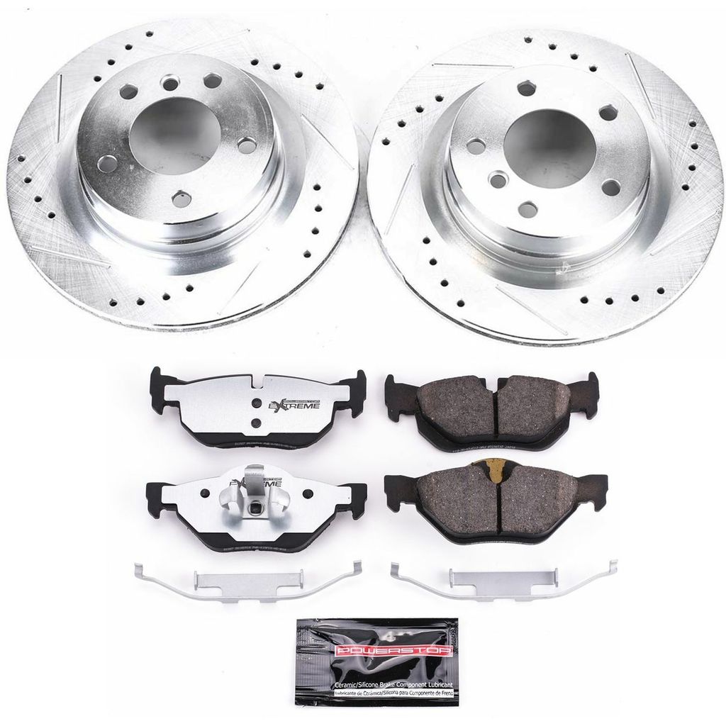 PowerStop K044-26 - Z26 Drilled and Slotted Brake Rotors and Pads Kit