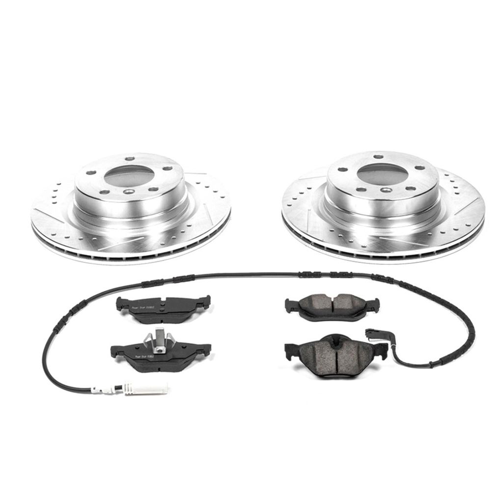 PowerStop K044 - Z23 Drilled and Slotted Brake Rotors and Pads Kit