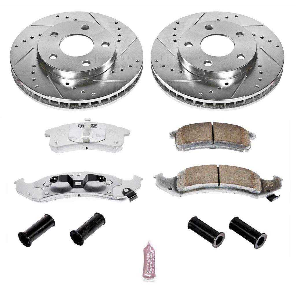 PowerStop K1534-26 - Z26 Drilled and Slotted Brake Rotors and Pads Kit