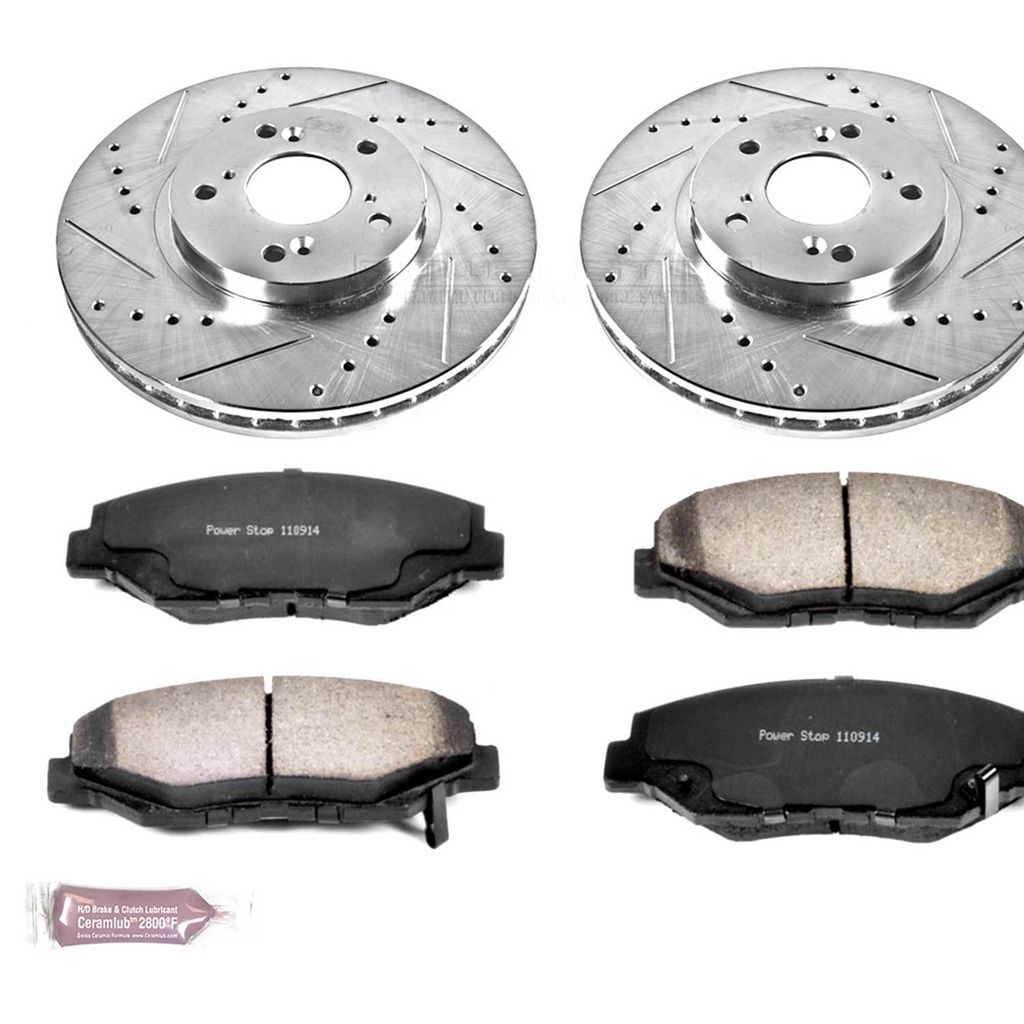 PowerStop K2302-36 - Z36 Drilled and Slotted Truck and Tow Brake Rotors and Pads Kit