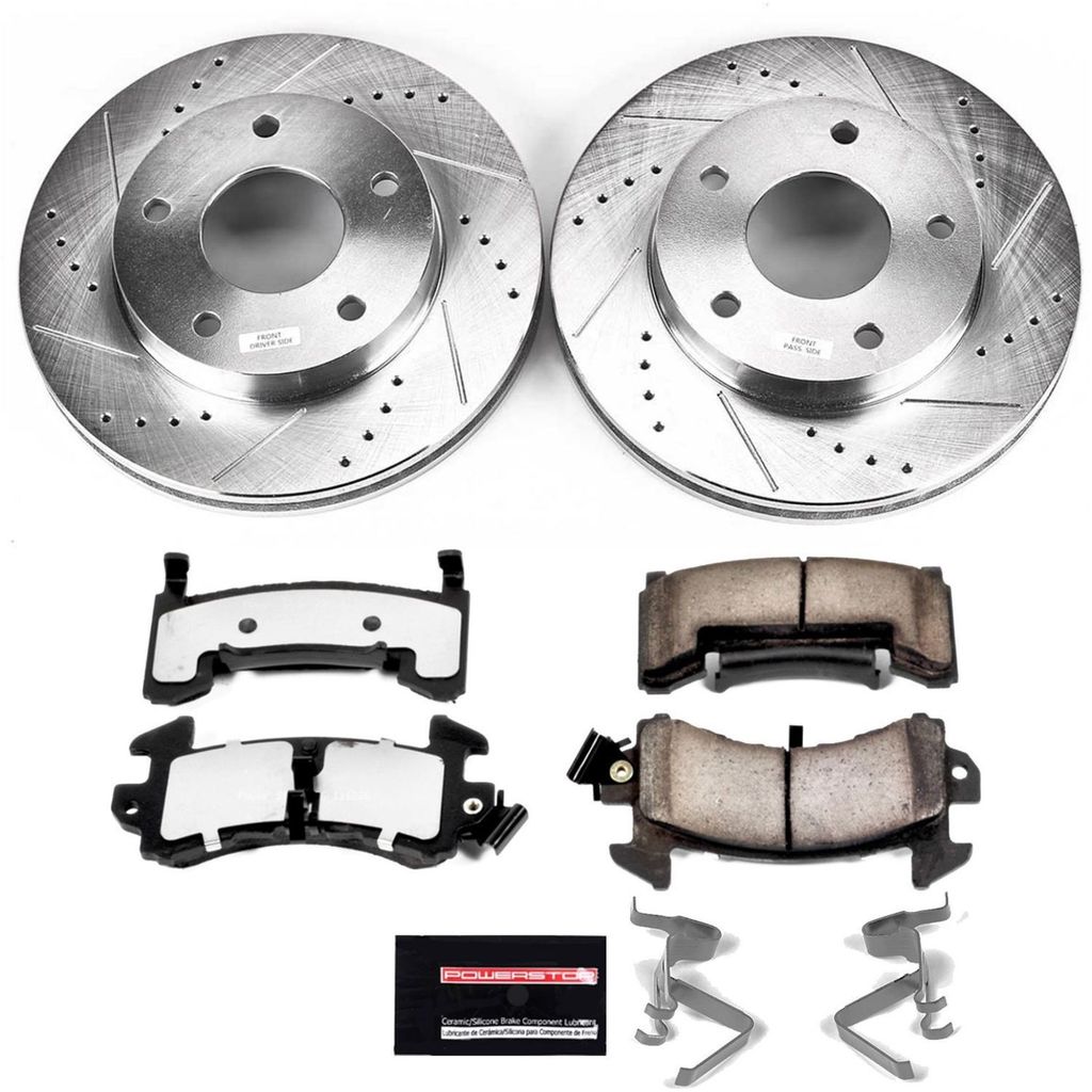 PowerStop K3003-36 - Z36 Drilled and Slotted Truck and Tow Brake Rotors and Pads Kit