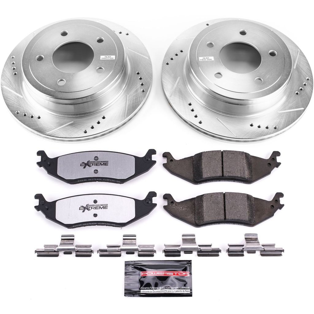 Z36 Drilled and Slotted Truck and Tow Brake Rotors and Pads Kit