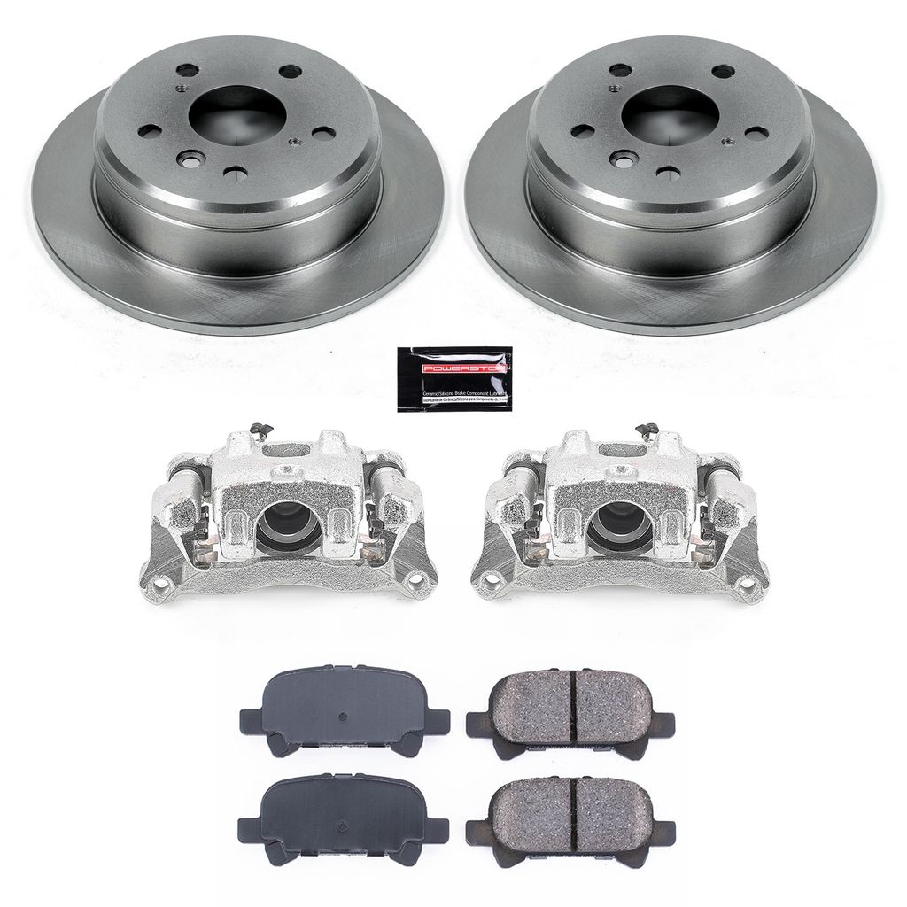 PowerStop KCOE1083A - OE Stock Replacement Brake Pad, Rotor and Caliper Kit