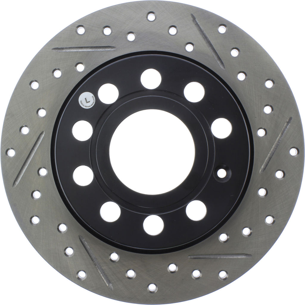 Stoptech 127.33135CL - Sportstop Cryo Drilled and Slotted Brake Rotor