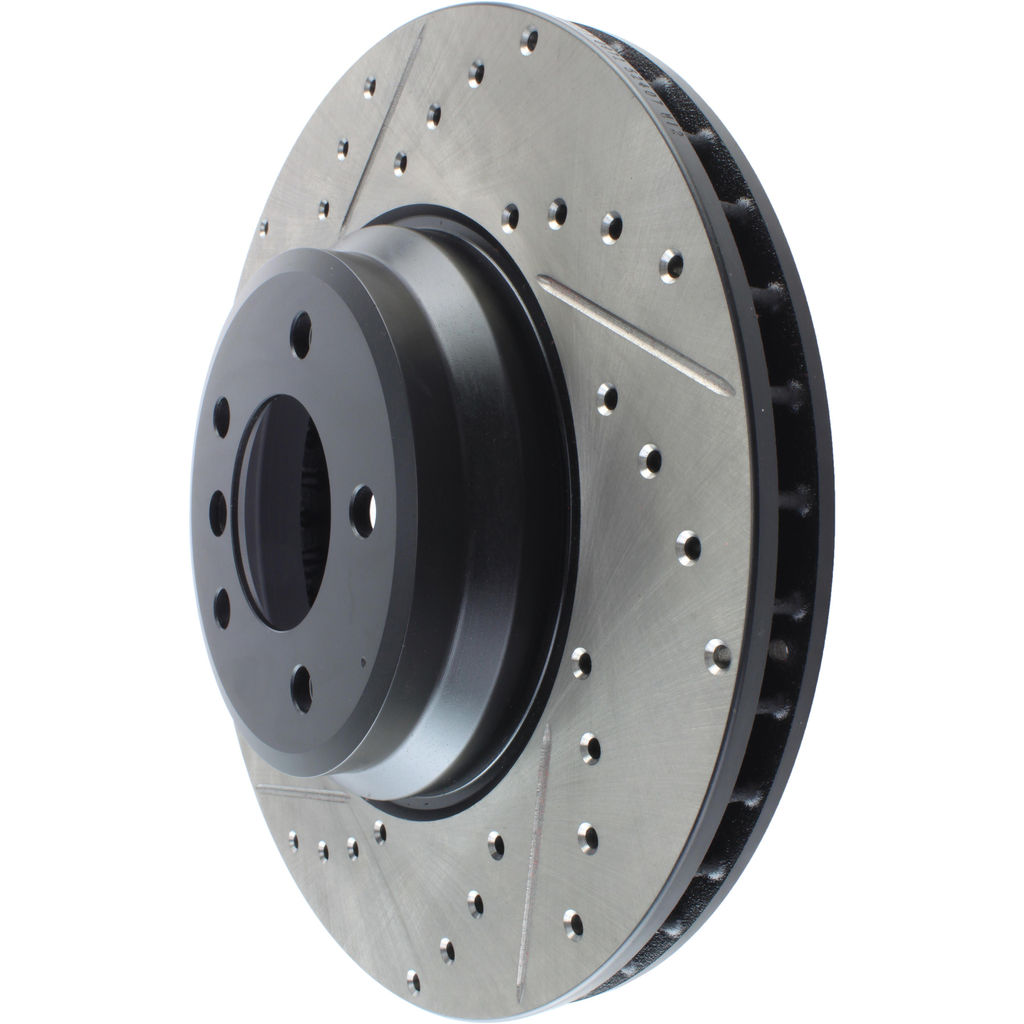 Stoptech 127.34093CR - Sportstop Cryo Drilled and Slotted Brake Rotor