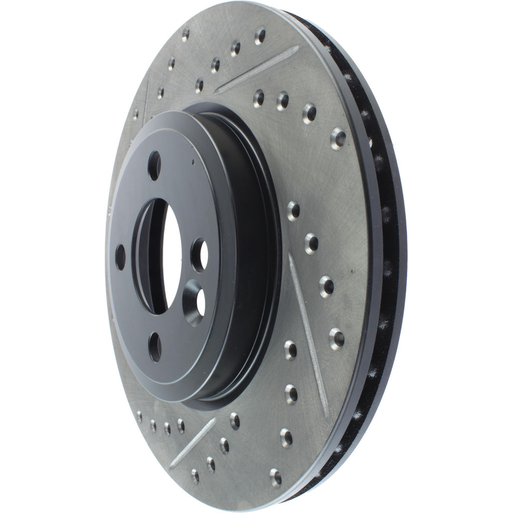 Stoptech 127.34100CR - Sportstop Cryo Drilled and Slotted Brake Rotor