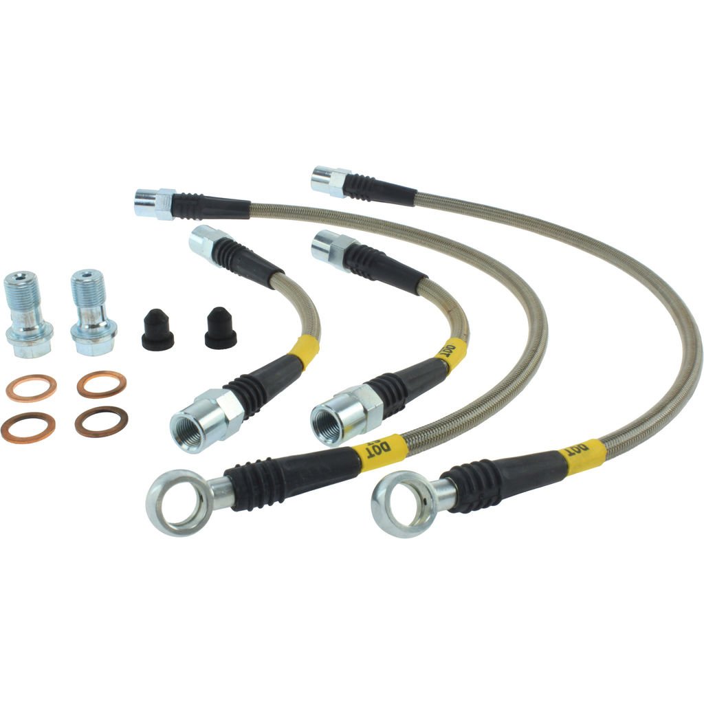 Stoptech 950.33504 - Brake Line Kit, Stainless Steel, 2-Wheel Set