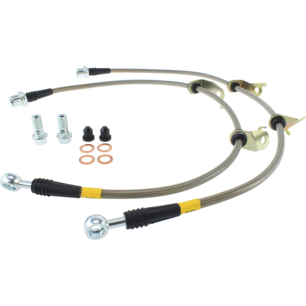 Stoptech 950.44004 - Brake Line Kit, Stainless Steel, 2-Wheel Set