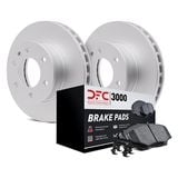 Dynamic Friction Brake Kit - Premium Coated Rotors with 3000 Brake Pads