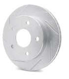 Dynamic Friction Tow and Sport Coated Slotted Single Brake Rotors