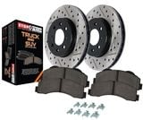 StopTech Brake Kit - Drilled and Slotted - Stage 2 Truck n Tow Rotor & Pad Kit