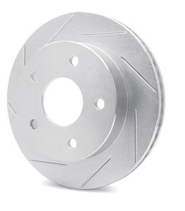 Dynamic Friction 810-67107L - Front Left Slotted Coated Carbon Alloy Brake Rotor