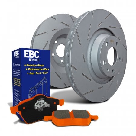 EBC Brakes S15KF1244 - Brake Kit - Extra Duty Orangestuff Pad and USR Rotor