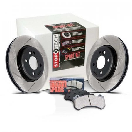 StopTech Sport Brake Kit - Stage 4.3 - Slotted Rotors - Sport Pads and Lines