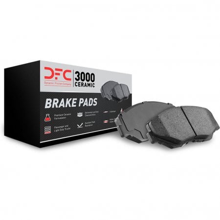 Dynamic Friction 1310-1943-09 - 3000 Ceramic Brake Pads with Hardware