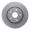 Dynamic Friction 2712-01011 - Brake Kit - Geoperformance Coated Drilled and Slotted Brake Rotor and Active Performance 309 Brake Pads