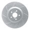 Dynamic Friction 2712-13028 - Brake Kit - Geoperformance Coated Drilled and Slotted Brake Rotor and Active Performance 309 Brake Pads