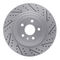 Dynamic Friction 2712-26001 - Brake Kit - Geoperformance Coated Drilled and Slotted Brake Rotor and Active Performance 309 Brake Pads