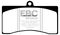 EBC Brakes DP4011R - Yellowstuff Street and Track Disc Brake Pad Set, 2-Wheel Set