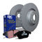 EBC Brakes S1KR1101 - Ultimax Disc Brake Pad Set and Smooth Disc Brake Rotors Kit, 2-Wheel Set