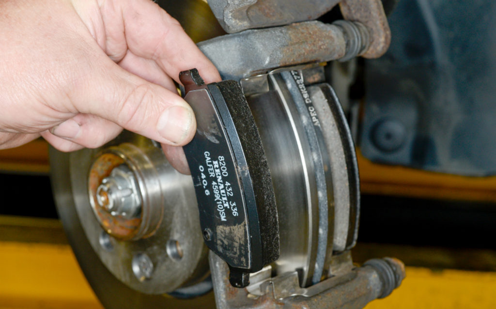 a front brake pad