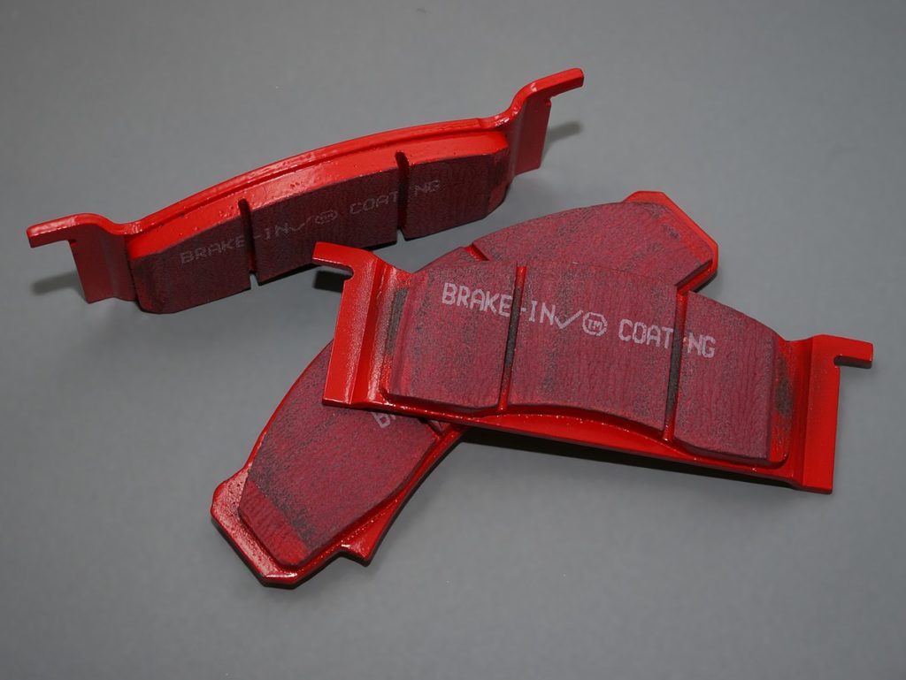 red brake pads