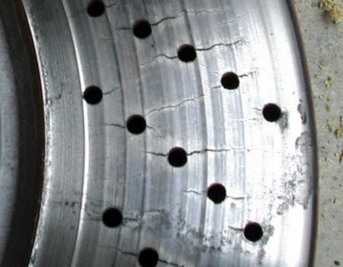 brake rotor face cracking