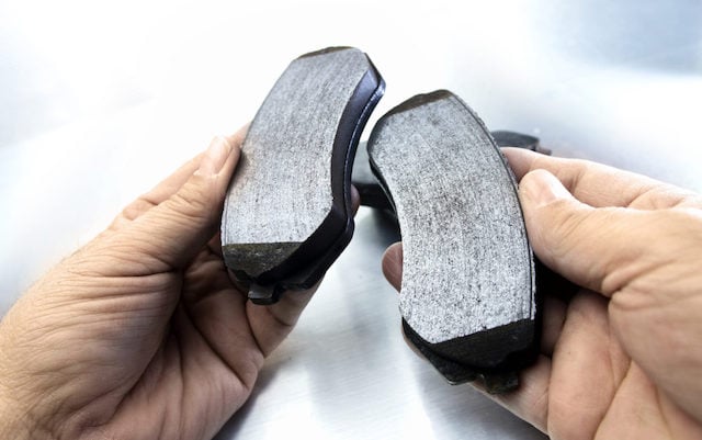 Metallic brake pads