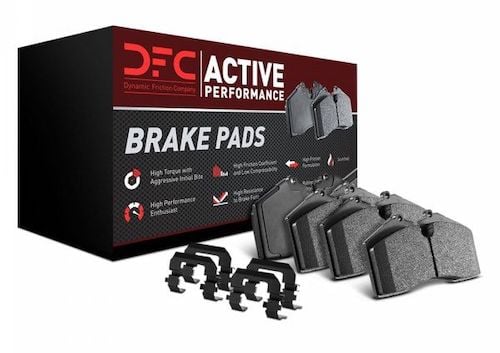 Dynamic friction brake pads