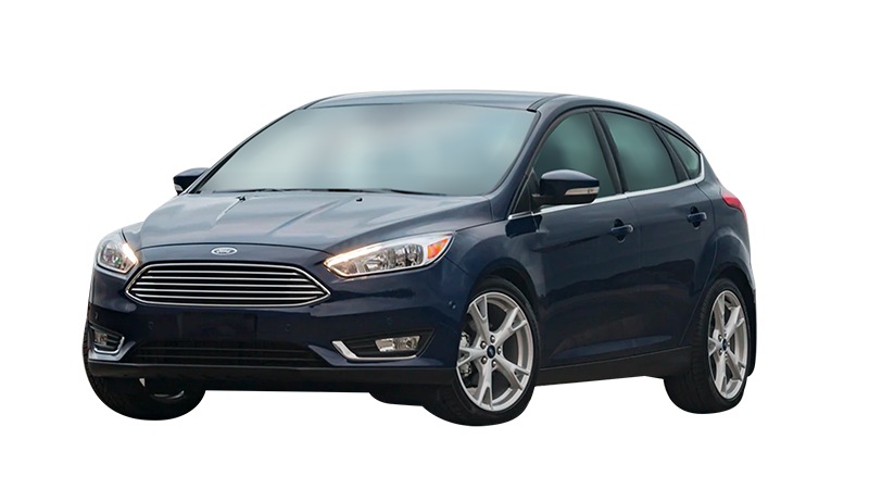 Blue Ford Focus 5 Door