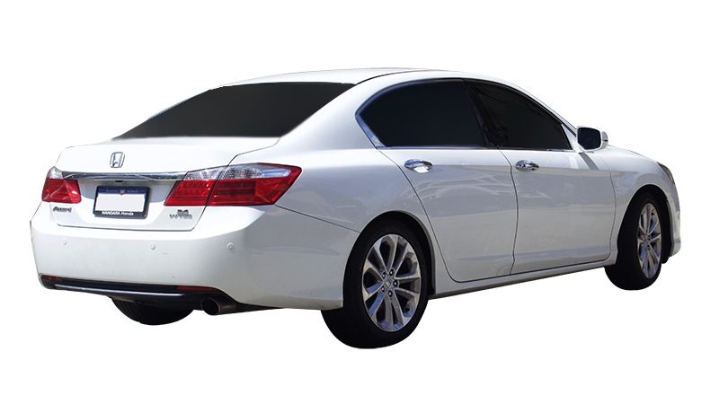 White Honda Accord sedan