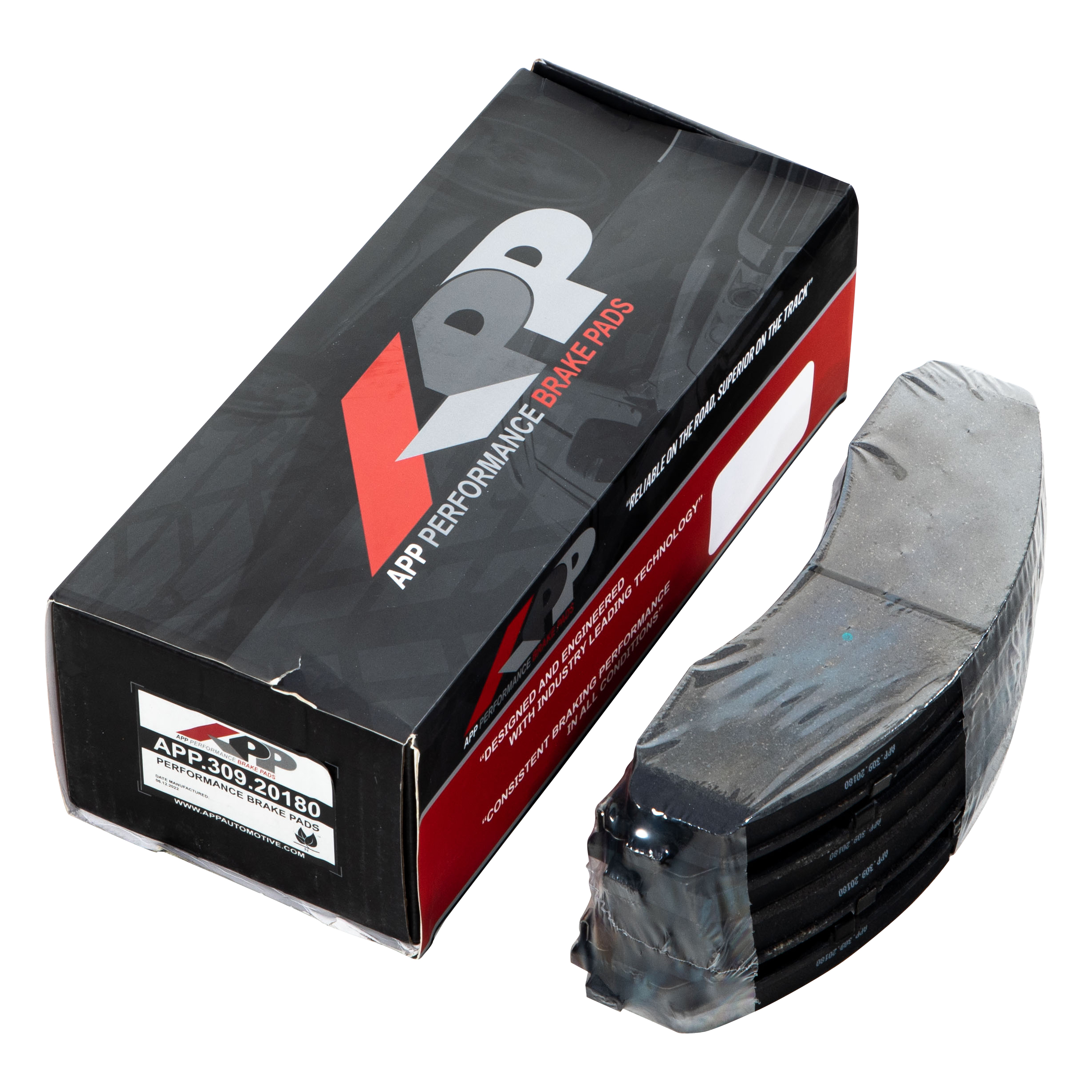 APP APP.309.20180 - Sport Brake Pads, 2 Wheel Set, fits 2017