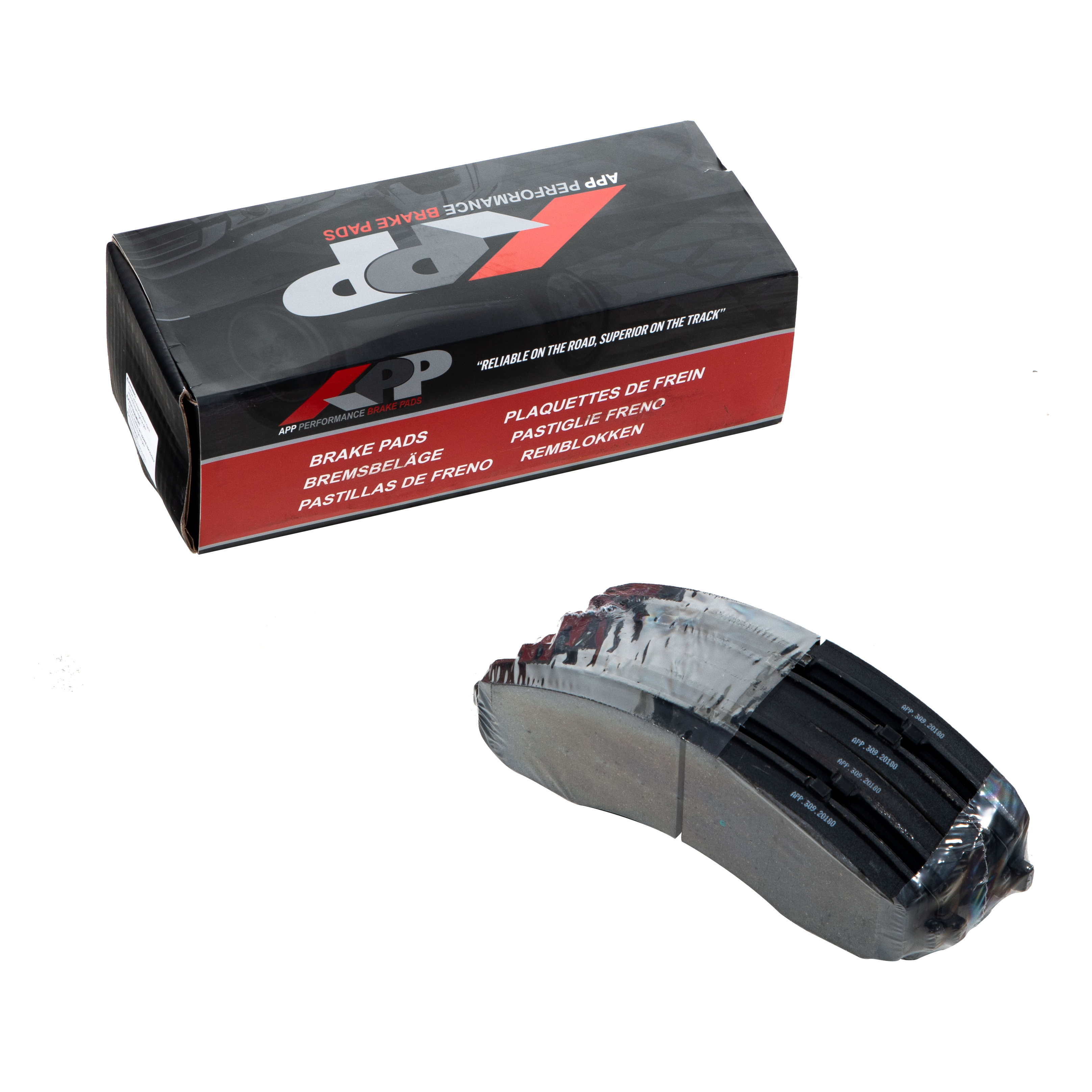 APP APP.309.20180 - Sport Brake Pads, 2 Wheel Set, fits 2017