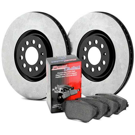 Centric 905.44028 Ceramic Front and Rear Disc Brake Pad and Rotor Kit